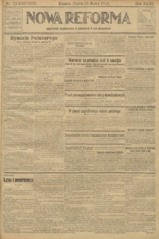 Nowa Reforma. 1924, nr 73