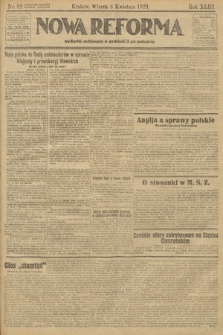 Nowa Reforma. 1924, nr 82