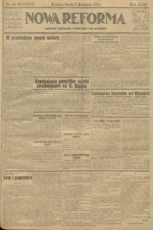 Nowa Reforma. 1924, nr 83