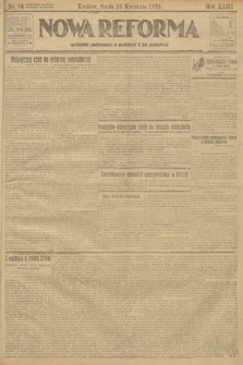 Nowa Reforma. 1924, nr 94