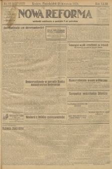 Nowa Reforma. 1924, nr 98