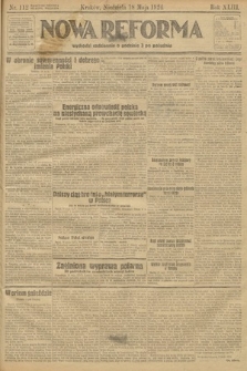 Nowa Reforma. 1924, nr 112