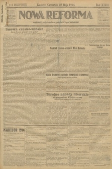 Nowa Reforma. 1924, nr 115
