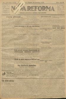 Nowa Reforma. 1924, nr 138
