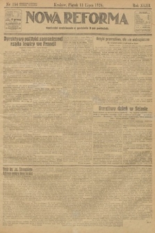 Nowa Reforma. 1924, nr 156