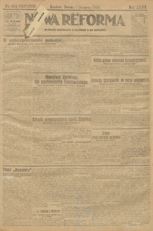 Nowa Reforma. 1924, nr 174