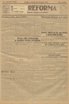 Nowa Reforma. 1924, nr 186