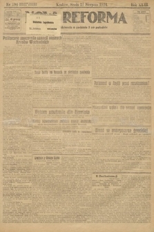 Nowa Reforma. 1924, nr 194