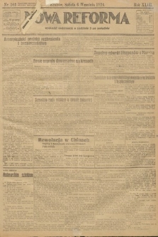 Nowa Reforma. 1924, nr 203