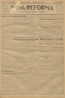 Nowa Reforma. 1924, nr 208