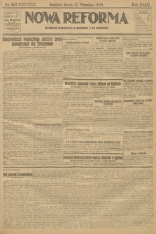 Nowa Reforma. 1924, nr 212