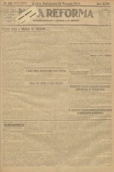 Nowa Reforma. 1924, nr 216