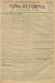 Nowa Reforma. 1924, nr 228