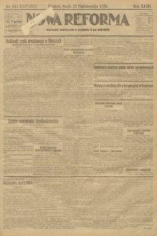 Nowa Reforma. 1924, nr 241