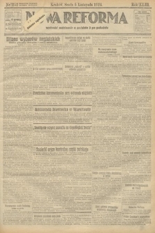 Nowa Reforma. 1924, nr 252