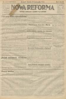 Nowa Reforma. 1924, nr 273