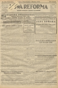 Nowa Reforma. 1924, nr 281