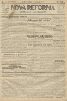 Nowa Reforma. 1924, nr 284