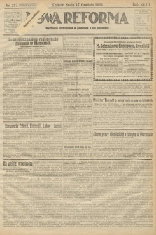 Nowa Reforma. 1924, nr 287