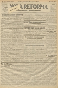 Nowa Reforma. 1924, nr 288