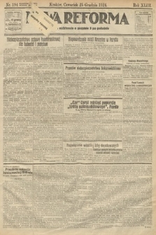 Nowa Reforma. 1924, nr 294