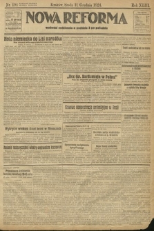 Nowa Reforma. 1924, nr 298