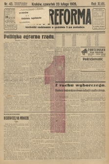 Nowa Reforma. 1928, nr 43