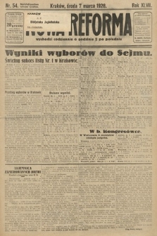Nowa Reforma. 1928, nr 54
