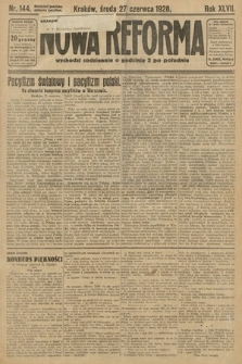 Nowa Reforma. 1928, nr 144