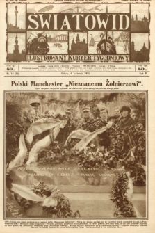 Światowid : ilustrowany kuryer tygodniowy. 1925, nr 14