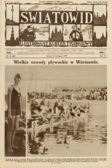 Światowid : ilustrowany kuryer tygodniowy. 1925, nr 35
