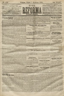 Nowa Reforma (wydanie poranne). 1916, nr 176