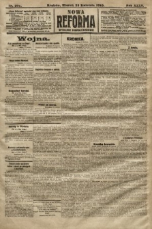 Nowa Reforma (wydanie popołudniowe). 1916, nr 207