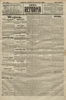 Nowa Reforma (wydanie popołudniowe). 1916, nr 291