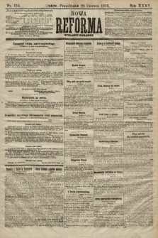 Nowa Reforma (wydanie poranne). 1916, nr 316