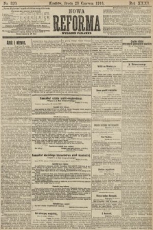 Nowa Reforma (wydanie poranne). 1916, nr 320
