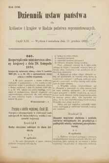 Dziennik Ustaw Państwa dla Królestw i Krajów w Radzie Państwa Reprezentowanych. 1890, cz. 59