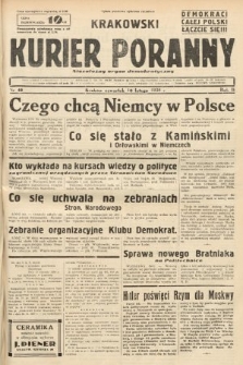 Krakowski Kurier Poranny : niezależny organ demokratyczny. 1938, nr 40
