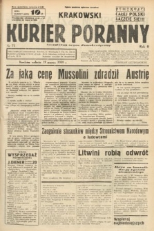Krakowski Kurier Poranny : niezależny organ demokratyczny. 1938, nr 77