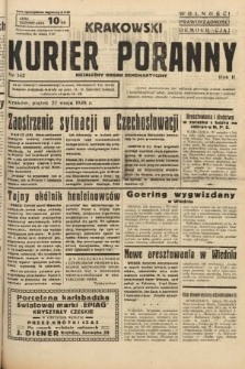 Krakowski Kurier Poranny : niezależny organ demokratyczny. 1938, nr 142