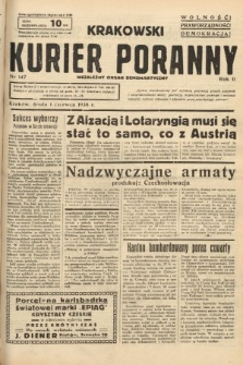 Krakowski Kurier Poranny : niezależny organ demokratyczny. 1938, nr 147