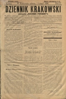 Dziennik Krakowski (wydanie poranne). 1896, nr 26, numer okazowy