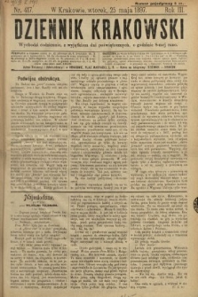 Dziennik Krakowski. 1897, nr 417