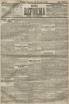Nowa Reforma (numer popołudniowy). 1913, nr 37