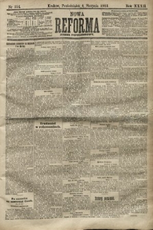Nowa Reforma (numer popołudniowy). 1913, nr 356