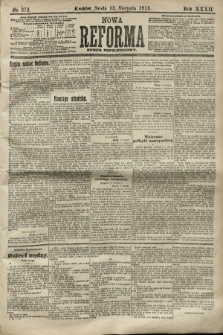Nowa Reforma (numer popołudniowy). 1913, nr 372