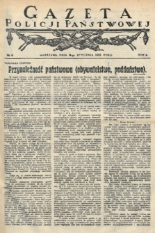 Gazeta Policji Państwowej. 1922, nr 3