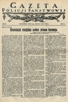 Gazeta Policji Państwowej. 1922, nr 10