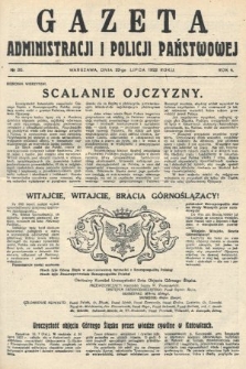 Gazeta Administracji i Policji Państwowej. 1922, nr 30
