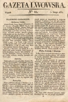 Gazeta Lwowska. 1832, nr 16